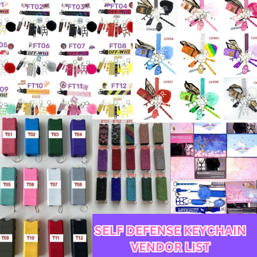 SELF DEFENSE KEYCHAIN VENDOR LIST