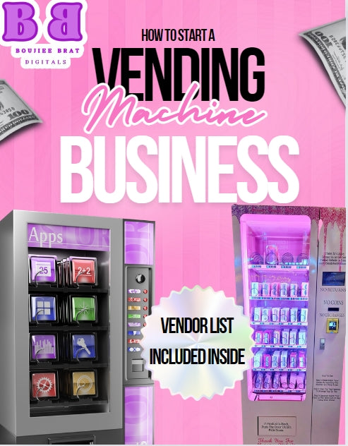 HOW TO START A VENDING MACHINE BUSINESS + FREE VENDOR LIST