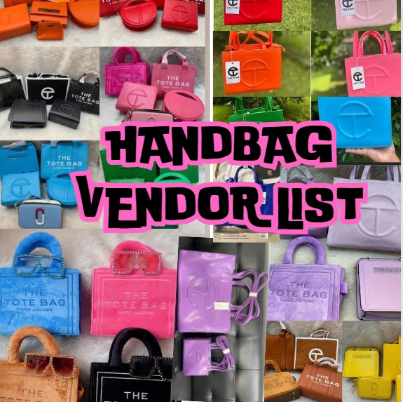 HANDBAG VENDOR LIST
