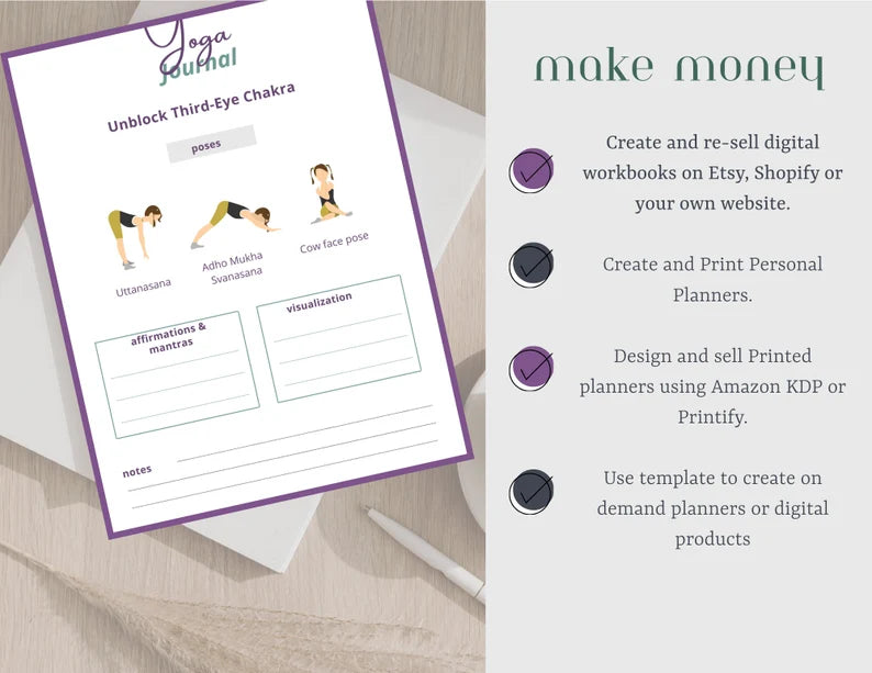 CHAKRA HEALING WORKBOOK /PLANNER