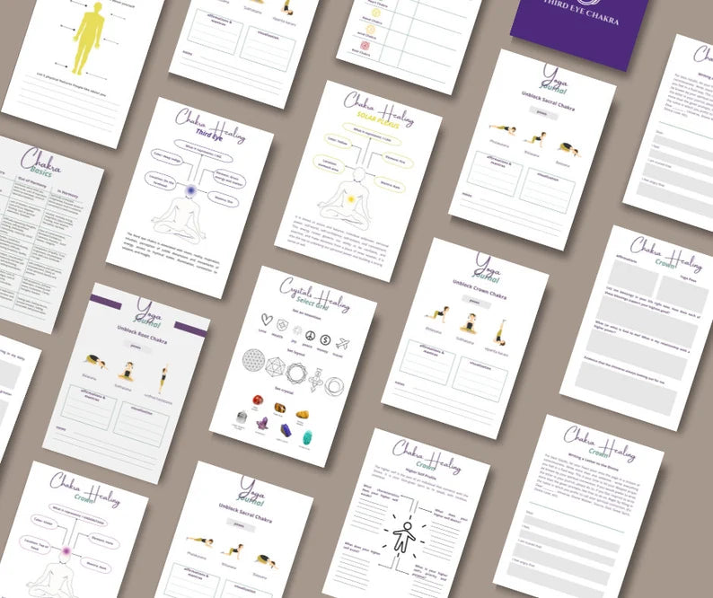 CHAKRA HEALING WORKBOOK /PLANNER